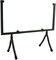 12 Inch Square Black Wrought Iron Metal Art Craft Collapsible Table Display Stand, Fused Glass Art Base, Plate Stand/Plate Holder, Square Art Panel Stand